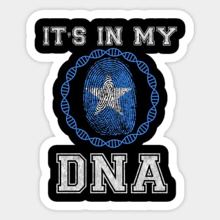 Somalia  It's In My DNA - Gift for Somali From Somalia Sticker